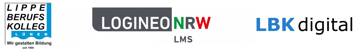 Logo des LBK und Logo von Logineo NRW LMS